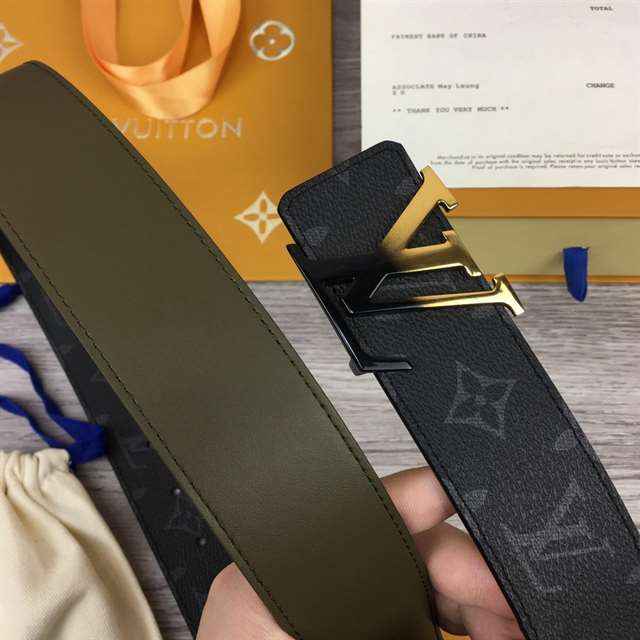 LOUIS VUITTON INITIALES 40MM REVERSIBLE MONOGRAM CANVAS BELT - B93
