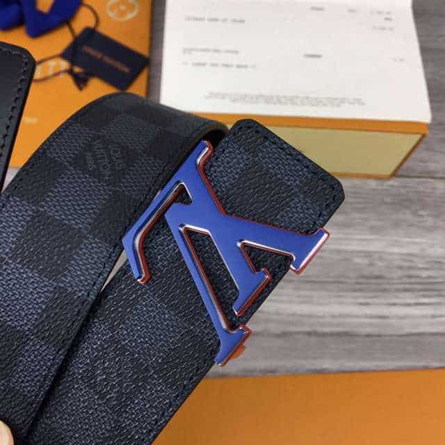 LOUIS VUITTON INITIALES 40MM REVERSIBLE DAMIER INFINI LEATHER BELT - B84