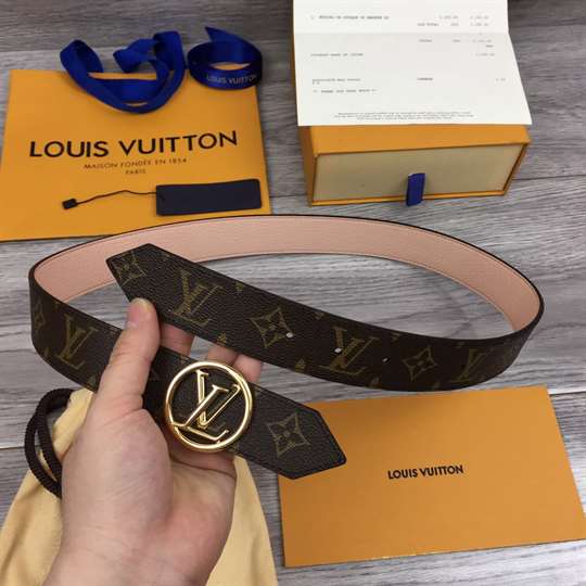 LV CIRCLE 35MM REVERSIBLE BELT - B140