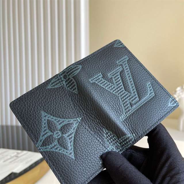 Louis Vuitton Pocket Organizer Taurillon Shadow Leather M80038 - RRG025