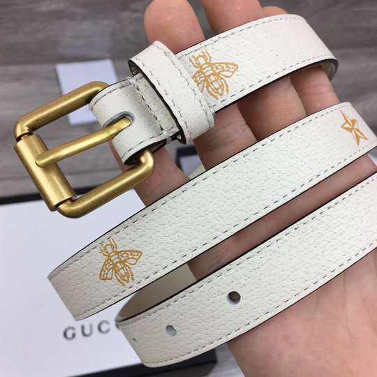 GUCCI BELT WITH BEES AND STARS PRINT - B34