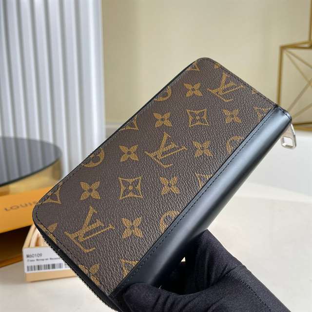 Louis Vuitton Zippy Wallet Vertical Monogram Macassar Canvas M60109 - RRG069