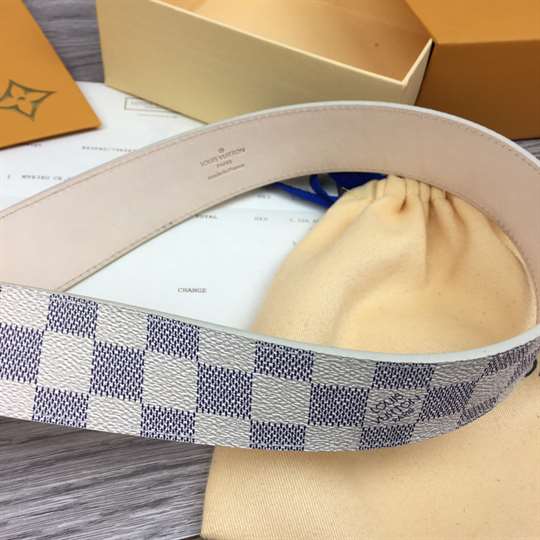 LV INITIALES DAMIER BELT - B134