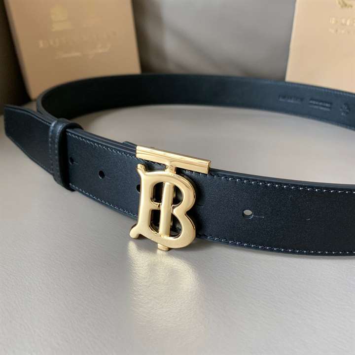 BURBERRY MONOGRAM MOTIF LEAHTHER BELT - B31