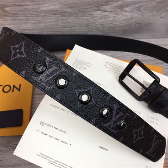 LOUIS VUITTON VOYAGER 35MM BELT - 153