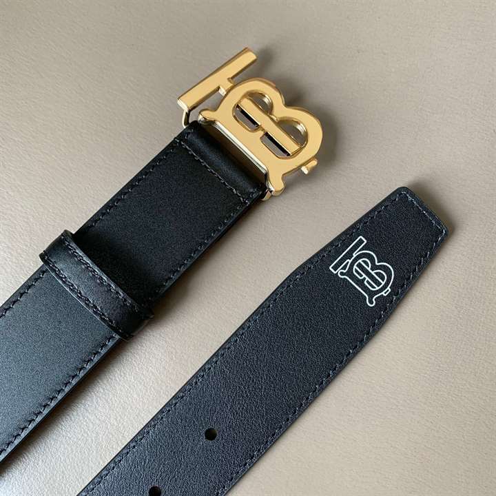 BURBERRY MONOGRAM MOTIF LEAHTHER BELT - B31