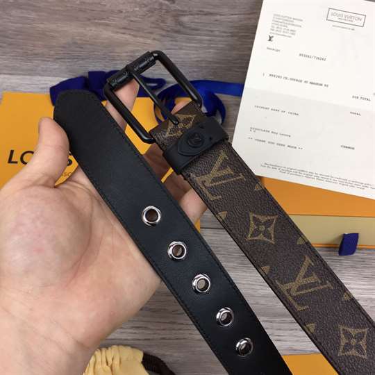 LOUIS VUITTON VOYAGER 35MM BELT - B152