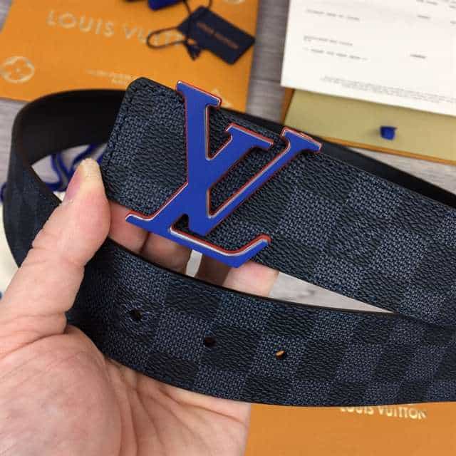 LOUIS VUITTON INITIALES 40MM REVERSIBLE DAMIER INFINI LEATHER BELT - B84