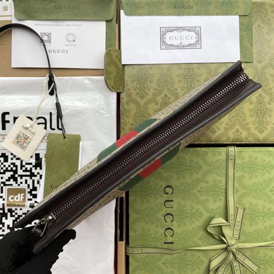 Gucci Supreme Web pouch - WGR074