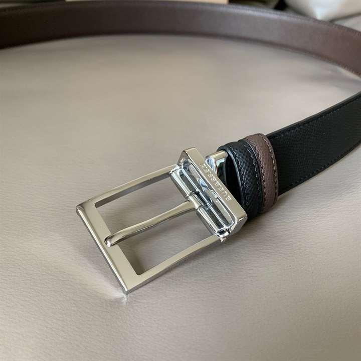 BURBERRY GRAINY REVERSIBLE LEATHER BELT - B30