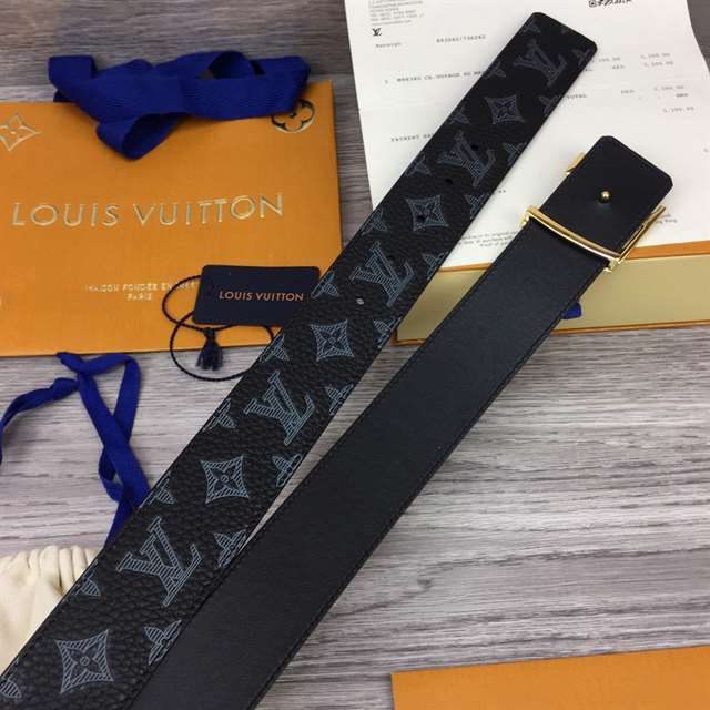 LOUIS VUITTON INITIALES 40MM REVERSIBLE MONOGRAM CANVAS BELT - B102