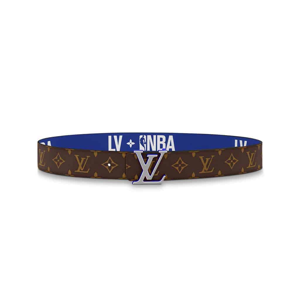 LOUIS VUITTON X NBA 3 STEPS 40MM REVERSIBLE MONOGRAM CANVAS BELT - B113