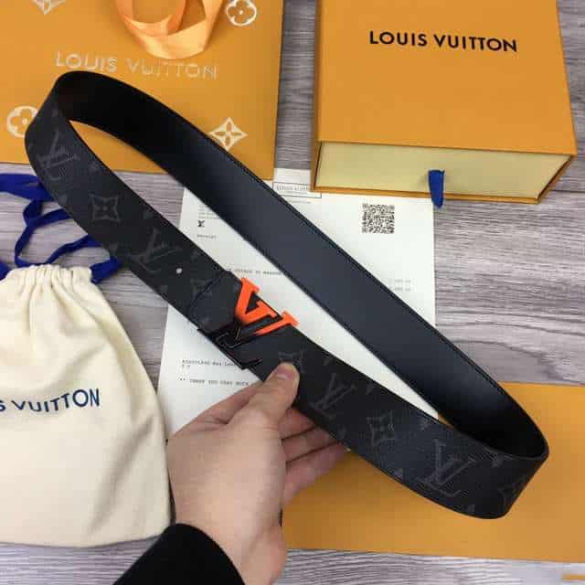 LOUIS VUITTON INITIALES 40MM REVERSIBLE MONOGRAM CANVAS BELT - B96