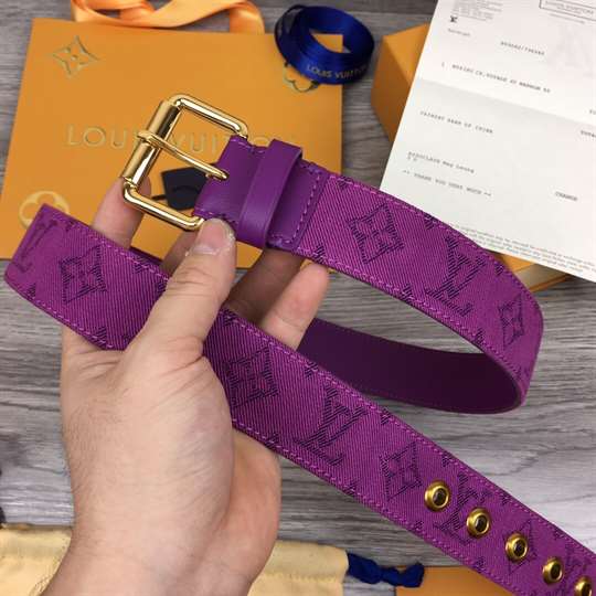 LV SIGNATURE 35MM BELT - B122