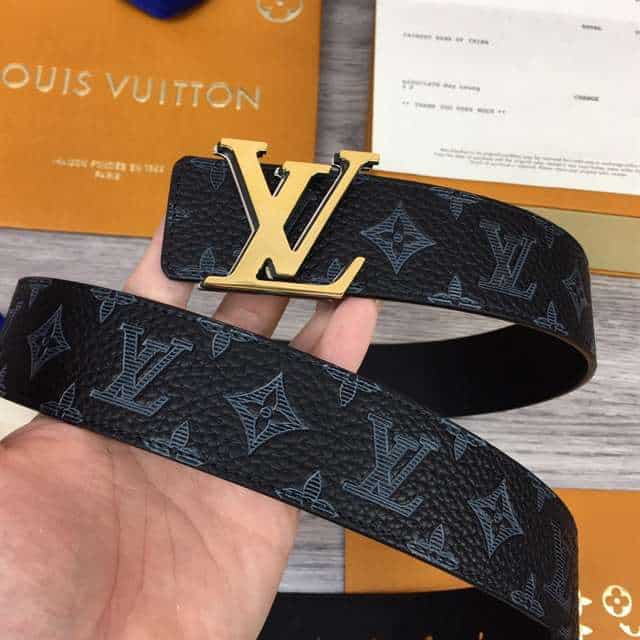 LOUIS VUITTON INITIALES 40MM REVERSIBLE MONOGRAM CANVAS BELT - B112