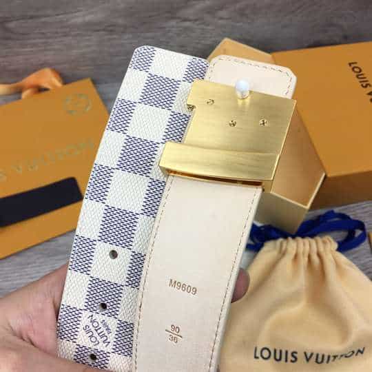 LV INITIALES DAMIER BELT - B134