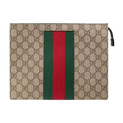 Gucci Supreme Web pouch - WGR074
