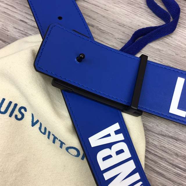 LOUIS VUITTON X NBA 3 STEPS 40MM REVERSIBLE MONOGRAM CANVAS BELT - B97