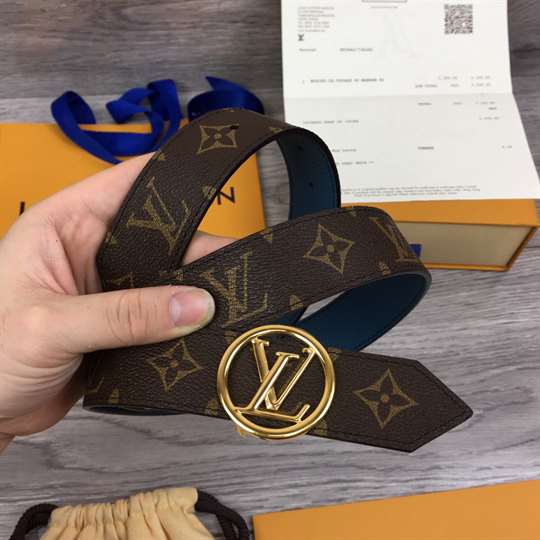 LV CIRCLE 35MM REVERSIBLE BELT - B141