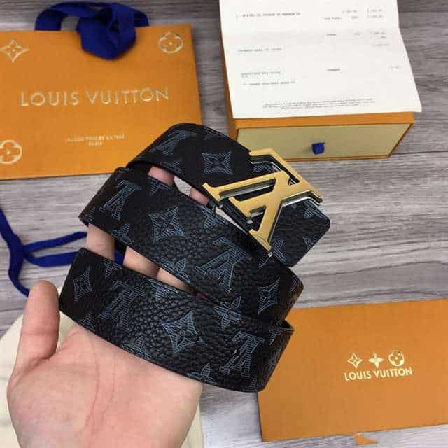 LOUIS VUITTON INITIALES 40MM REVERSIBLE MONOGRAM CANVAS BELT - B112