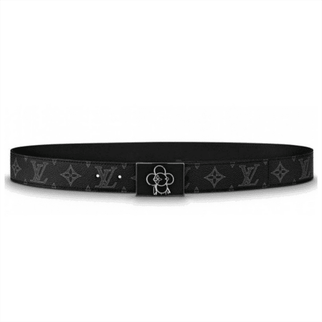 LOUIS VUITTON BELT METROPOLE MONOGRAM VIVIENNE ECLIPSE BLACK - B131