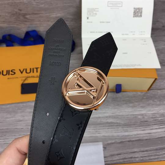 LOUIS VUITTON LV CIRCLE 30MM REVERSIBLE BELT - B139