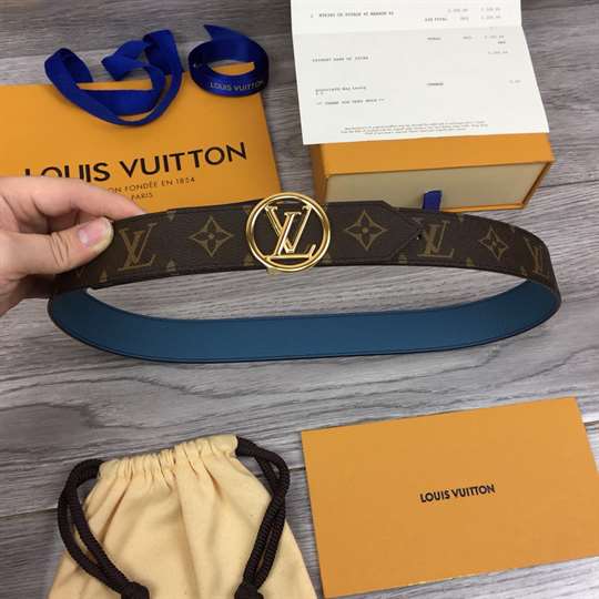 LV CIRCLE 35MM REVERSIBLE BELT - B141