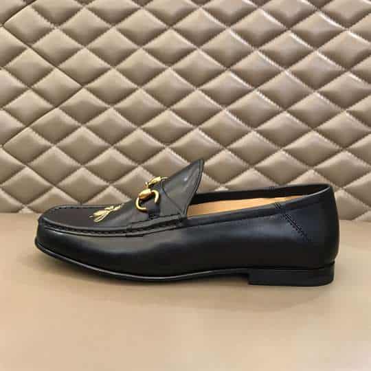 GUCCI LEATHER LOAFER WITH BEE - LDG009
