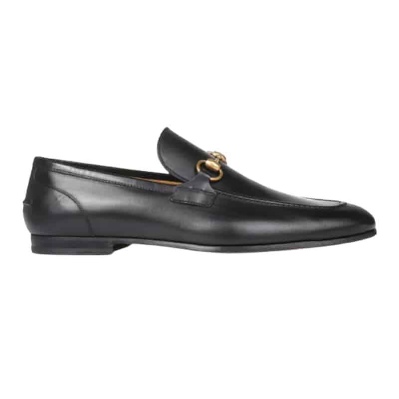 GUCCI JORDAAN LEATHER LOAFER - LDG016
