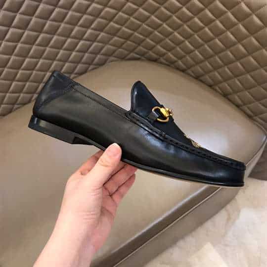 GUCCI LEATHER LOAFER WITH BEE - LDG009