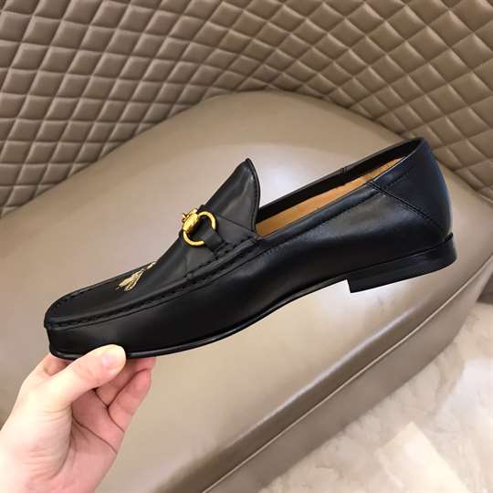GUCCI LEATHER LOAFER WITH BEE - LDG009