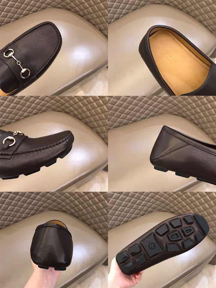 GUCCI LEATHER DRIVER WITH HORSEBIT - LDG004