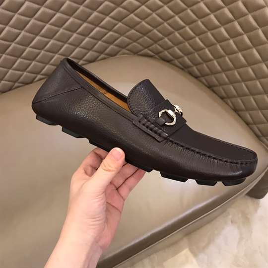 GUCCI LEATHER DRIVER WITH HORSEBIT - LDG004