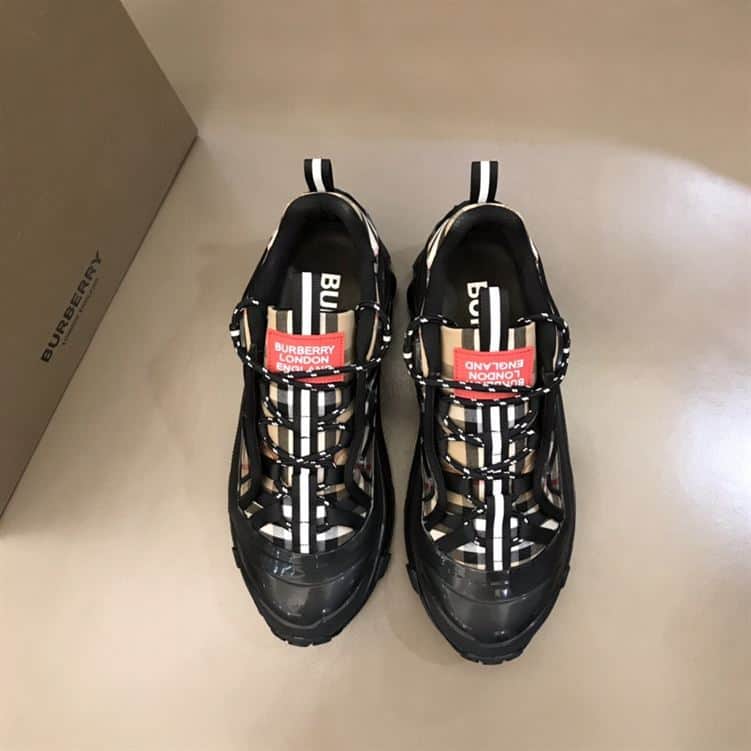 BURBERRY VINTAGE CHECK COTTON AUTHUR SNEAKERS - BBR090