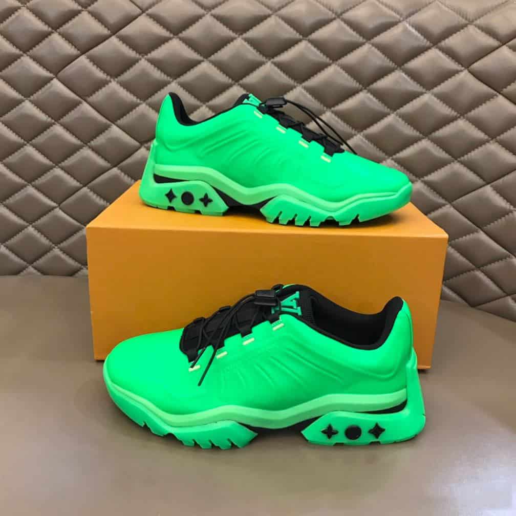 Louis Vuitton Millenium Sneakers In Green - LV271