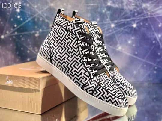 CHRISTIAN LOUBOUTIN HIGH TOP SNEAKER - CL136