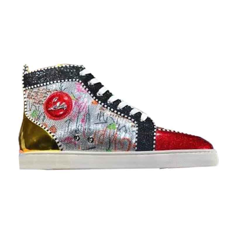 CHRISTIAN LOUBOUTIN HIGH TOP SNEAKER - CL135