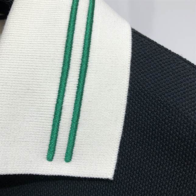 Cotton piquet polo with Interlocking G - GC40