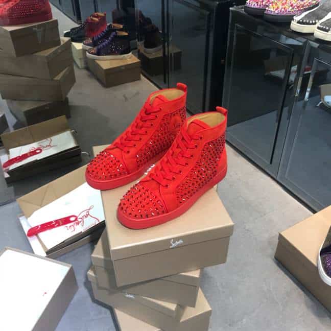 CHRISTIAN LOUBOUTIN HIGH TOP SNEAKER - CL116