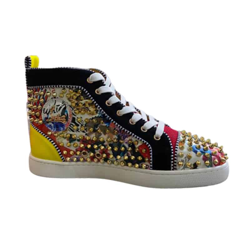 CHRISTIAN LOUBOUTIN HIGH TOP SNEAKER - CL124