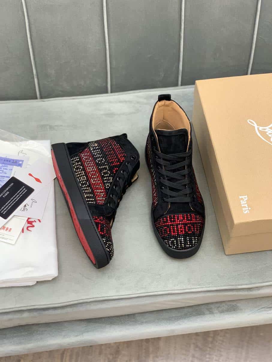 CHRISTIAN LOUBOUTIN HIGH TOP SNEAKER - CL131