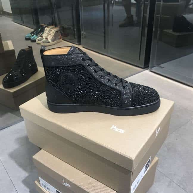 CHRISTIAN LOUBOUTIN HIGH TOP SNEAKER - CL117