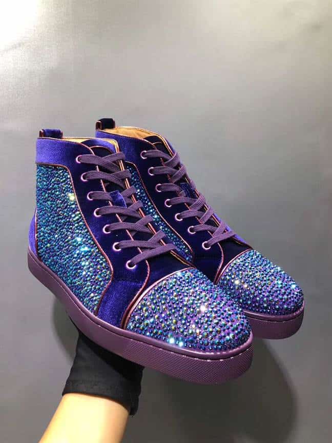 CHRISTIAN LOUBOUTIN HIGH TOP SNEAKER - CL140