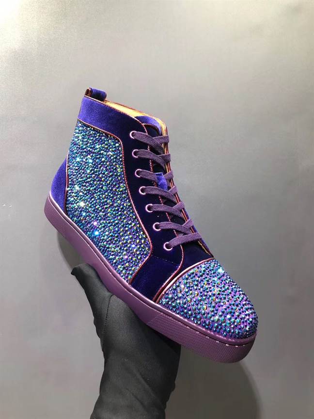 CHRISTIAN LOUBOUTIN HIGH TOP SNEAKER - CL140