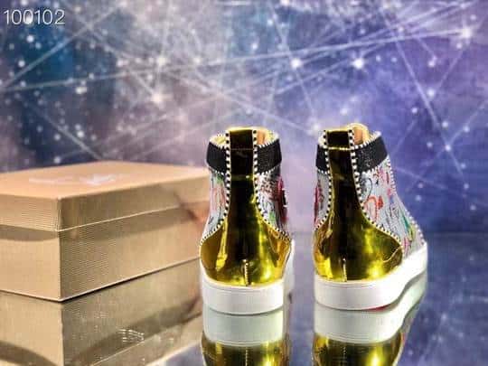 CHRISTIAN LOUBOUTIN HIGH TOP SNEAKER - CL135