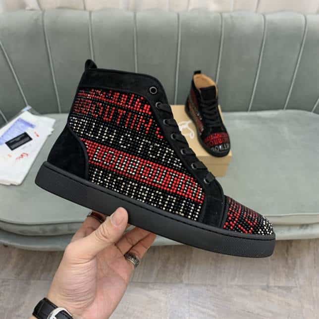 CHRISTIAN LOUBOUTIN HIGH TOP SNEAKER - CL131