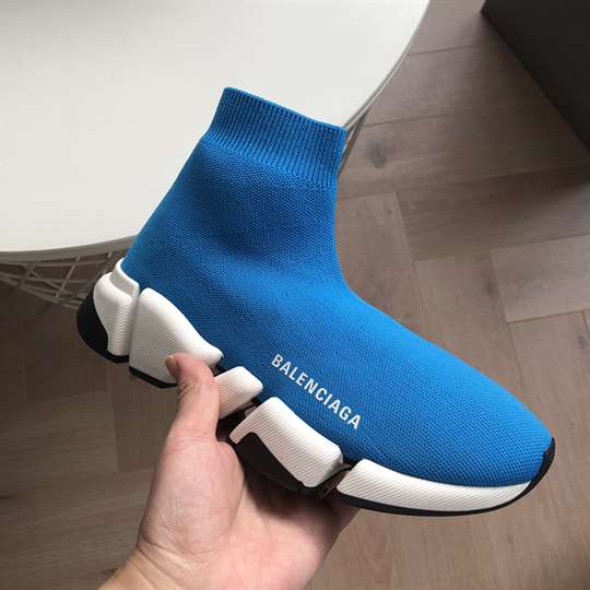 BALENCIAGA SPEED 2.0 SNEAKER IN BLUE - BB147