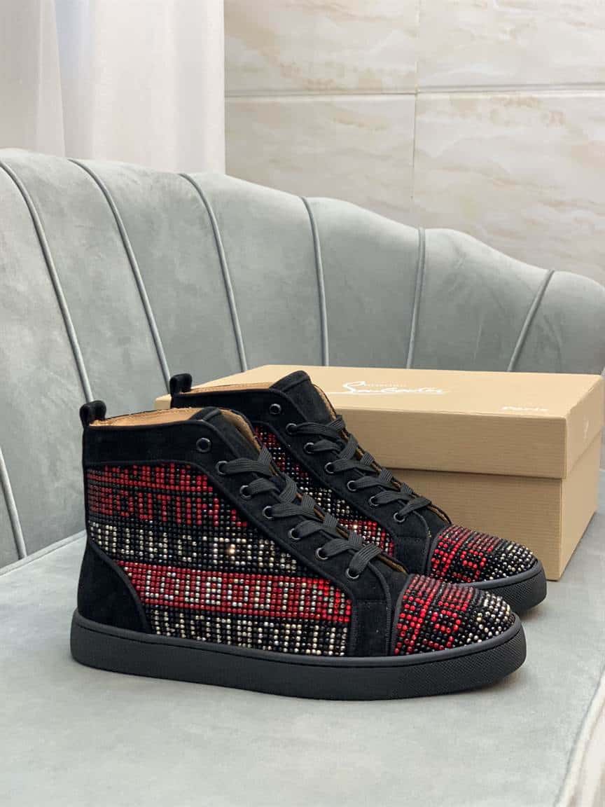 CHRISTIAN LOUBOUTIN HIGH TOP SNEAKER - CL131