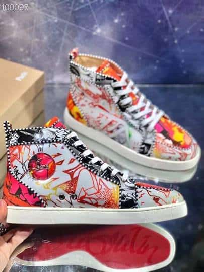 CHRISTIAN LOUBOUTIN HIGH TOP SNEAKER - CL134