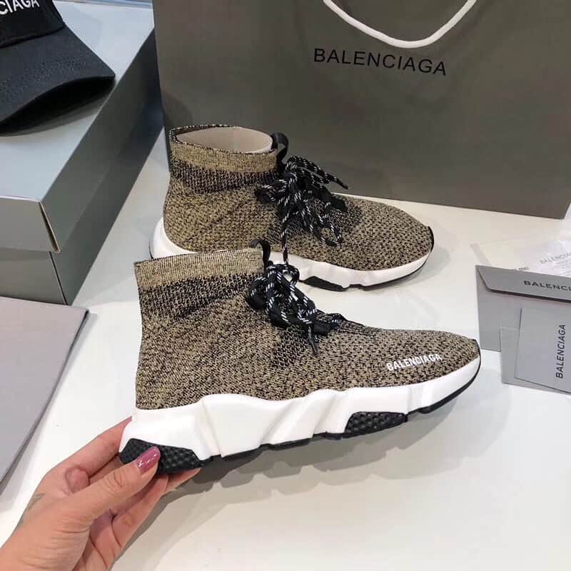 BALENCIAGA MEN'S SPEED LACE-UP SNEAKER - BB165